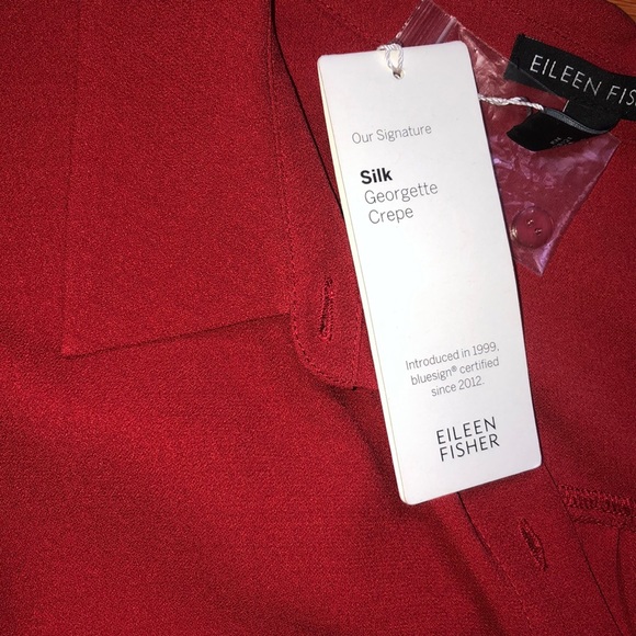 NWT 💯silk Eileen Fisher dress - Picture 4 of 7